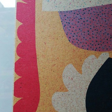 formwiese - »Glücksfang« (A3 Poster, Graspapier, abstrakt)