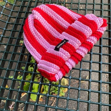 Two-Tone Beanie - bold & cozy