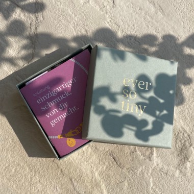 DIY-Set Armband mit Smaragden I wasserfest & plastikfrei I ever so tiny