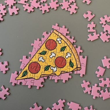 SUNSHINE PUZZLES, PIZZA, 99 TEILE MINI PUZZLE