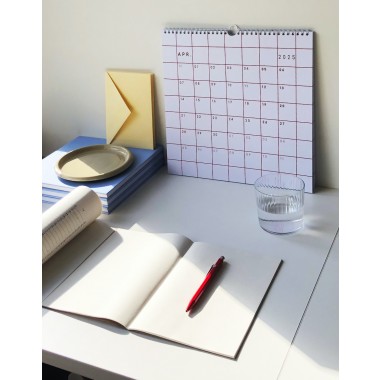 KALENDER 2025, rot - SANS.