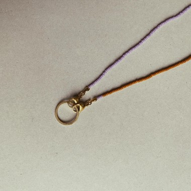 IDA PING JEWELRY // Brillenkette aus Miyuki Glasperlen // Savanna