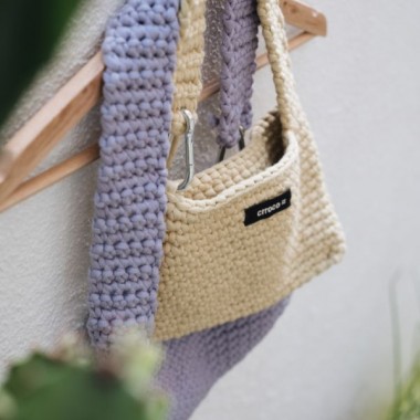 'Slow Bag Mini Edition' gehäkelte Tasche von crroco studio