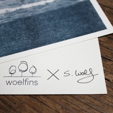 Handsignierte Risographie "Möwe" [umweltfreundlicher Artprint von woelfins]