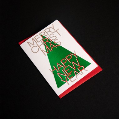 Weihnachtskarte – Risographie – KNOWN AS STUDIO