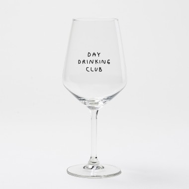 "Day Drinking Club" Weinglas by Johanna Schwarzer × selekkt