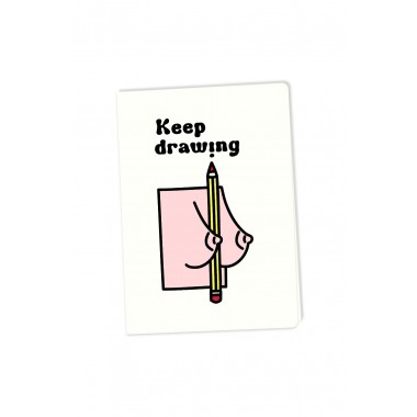 Klappkarte Keep creating – Brunhilda
