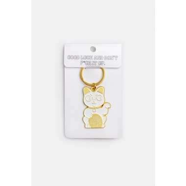 Schlüsselanhänger Lucky Cat – Brunhilda
