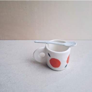 Skelini - handgemachte Espresso Tasse aus Porzellan