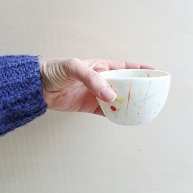 Skelini - handgemachte Tasse aus Porzellan