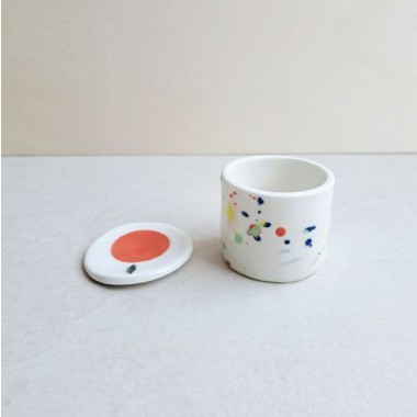 Skelini - Porzellan dose handgemacht