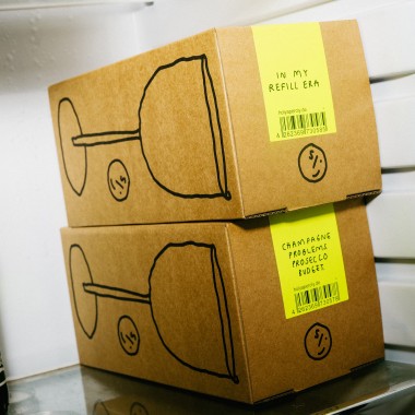 "In My Refill Era" Weinglas by Johanna Schwarzer × selekkt