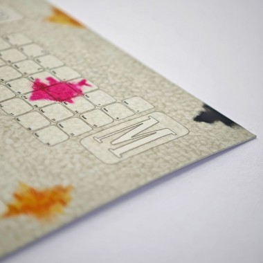 Fine Art Wandkalender 2026 Harlekin / kilim