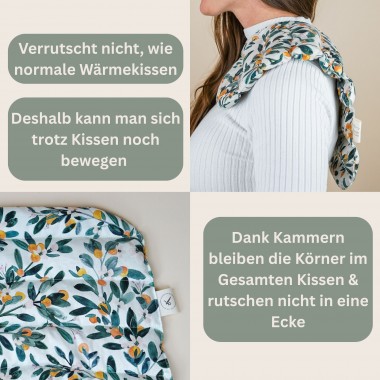 Wärmekissen Schulter Nacken mit Bio-Dinkelkern – Tochter von Walter