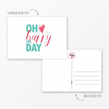 TYPOP 20-teiliges Postkarten-Set „Sprüche und Zitate“ DIN A6