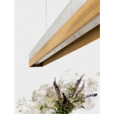 GANTlights - Beton Hängeleuchte [C1]Oak Lampe minimalistisch