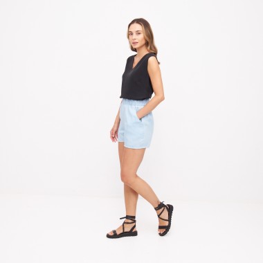 WiDDA - Sliptop NENA aus Tencel in Schwarz