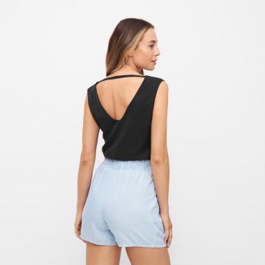 WiDDA - Sliptop NENA aus Tencel in Schwarz