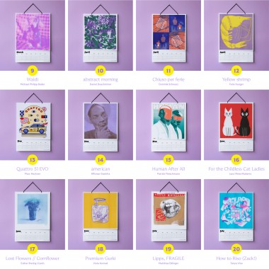 Mix & Match Art Kalender 2025 / The Happy Club