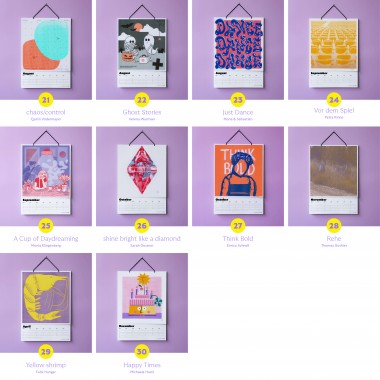 Mix & Match Art Kalender 2025 / The Happy Club