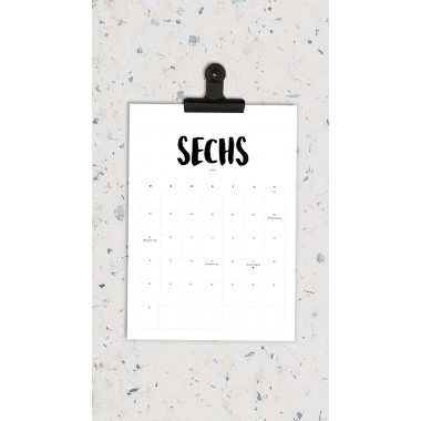 Love is the new black - Kalender 2025 ohne Klammer 
