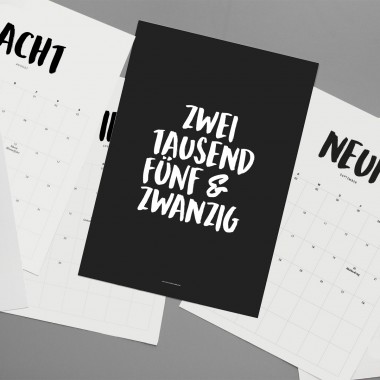 Love is the new black - Kalender 2025 ohne Klammer 