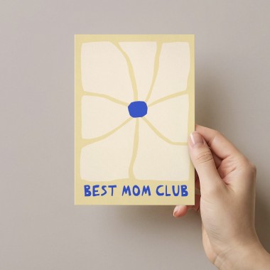 Best Mom Club Karte mit Umschlag
