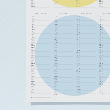 TEO - Wandkalender 2026 - color pop