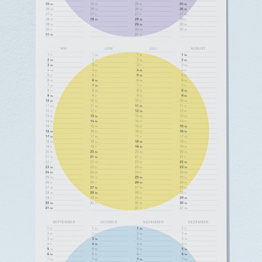 TEO - Wandkalender 2026 - color pop