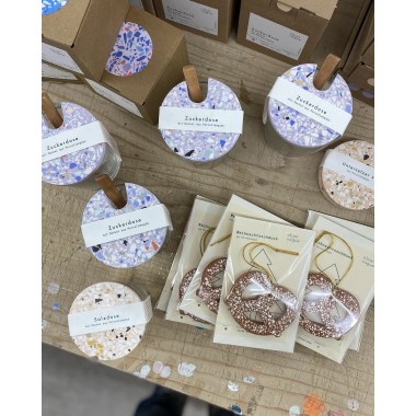 Weihnachtsschmuck / Terrazzo Brezel / objet vague