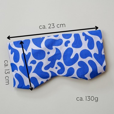 4. Augenkissen Yoga Bio Lavendel Dinkel „Pink Blau“ – für Meditation, Entspannung & Stressabbau, waschbarer Baumwollbezug - Tochter von Walter