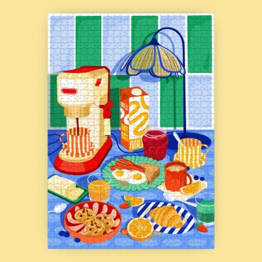 Das Puzzle Kollektiv - Puzzle "Breakfast" 1000 Teile
