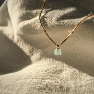 Ida Ping Jewelry // FLOW NECKLACE • AQUAMARIN