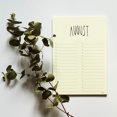 Geburtstagskalender Kalligrafie - SANS.