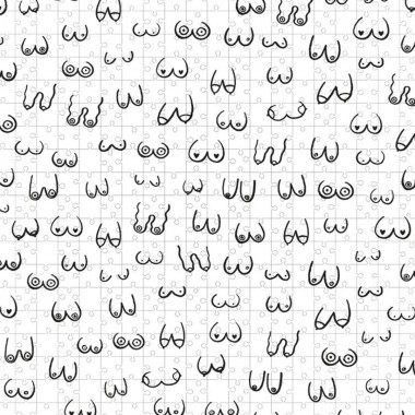 typealive / 500 Teile-Puzzle / BUSENFREUNDE / Feministisches Puzzle für Erwachsene