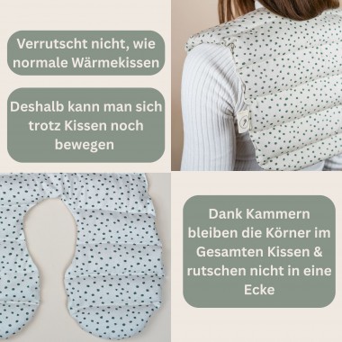Wärmekissen Nacken Schulter mit Bio-Dinkel – Tochter von Walter