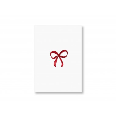 Postkarte Schleife, 3er-Set - SANS