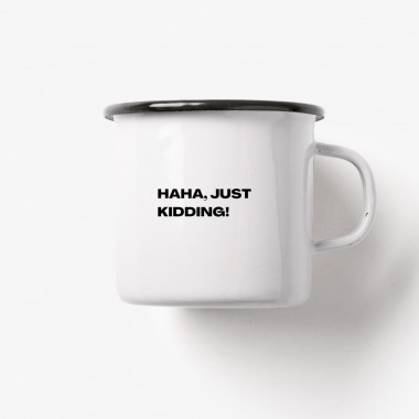 typealive / Emaillebecher Tasse / Love My Job