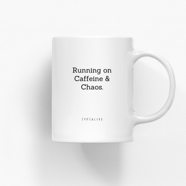 typealive / Tasse aus Keramik / Running On