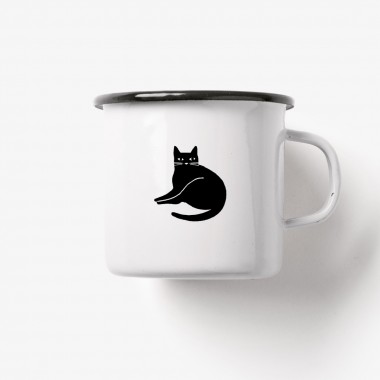 typealive / Emaillebecher Tasse / Better Life "Cats"