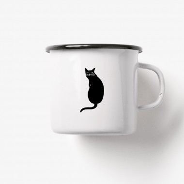 typealive / Emaillebecher Tasse / Discuss Cats