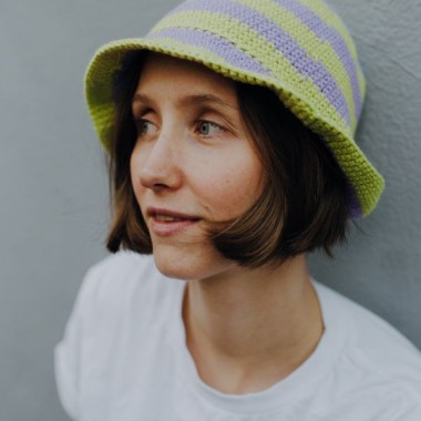 'Aline' Häkel-Bucket Hat von crroco studio