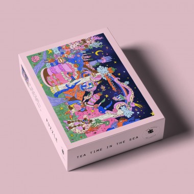 Das Puzzle Kollektiv - Puzzle "Tea Time In The Sea" 1000 Teile