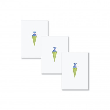 Schultüte, Postkarte 3er-Set - SANS