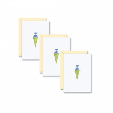 Schultüte, Postkarte 3er-Set - SANS