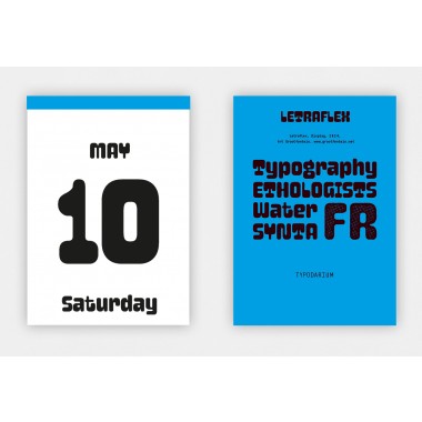 Typodarium 2025 (Abreißkalender mit 365 frischen Fonts)