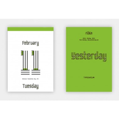 Typodarium 2025 (Abreißkalender mit 365 frischen Fonts)