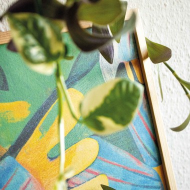 formwiese »Sturm« (nachhaltiges A3 Poster, Graspapier, abstrakt)