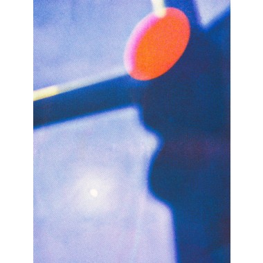 A4 - Filmfotografie Risoprint - Motiv: Abstrakte Ampel bei Vollmond - Vitja Photo Prints