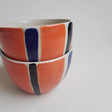 Skelini - orange Cappuccino Tasse